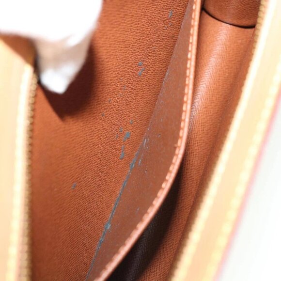 LOUIS VUITTON Pochette Homme Clutch Bag Nomad Leather SPO Brown - Picture 10 of 16